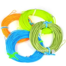100FT Вес вперед с петлей Fly леска WF-2F/3F/4F/5F/6F/7F/8F Fly Line
