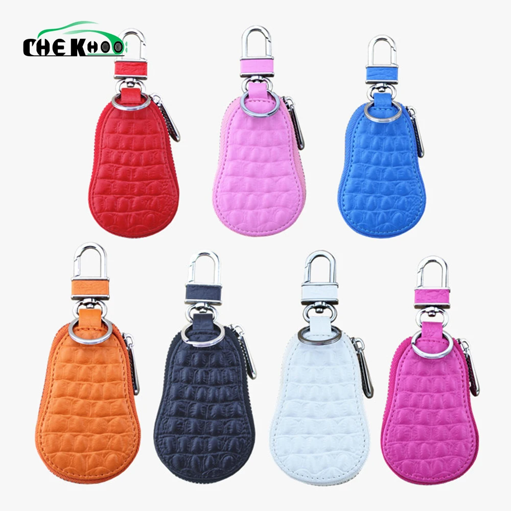 

Female Key Wallet Men Women Genuine Leather Car Key Holders Housekeeper For Men Retro Multifunctional Home Keychain Case
