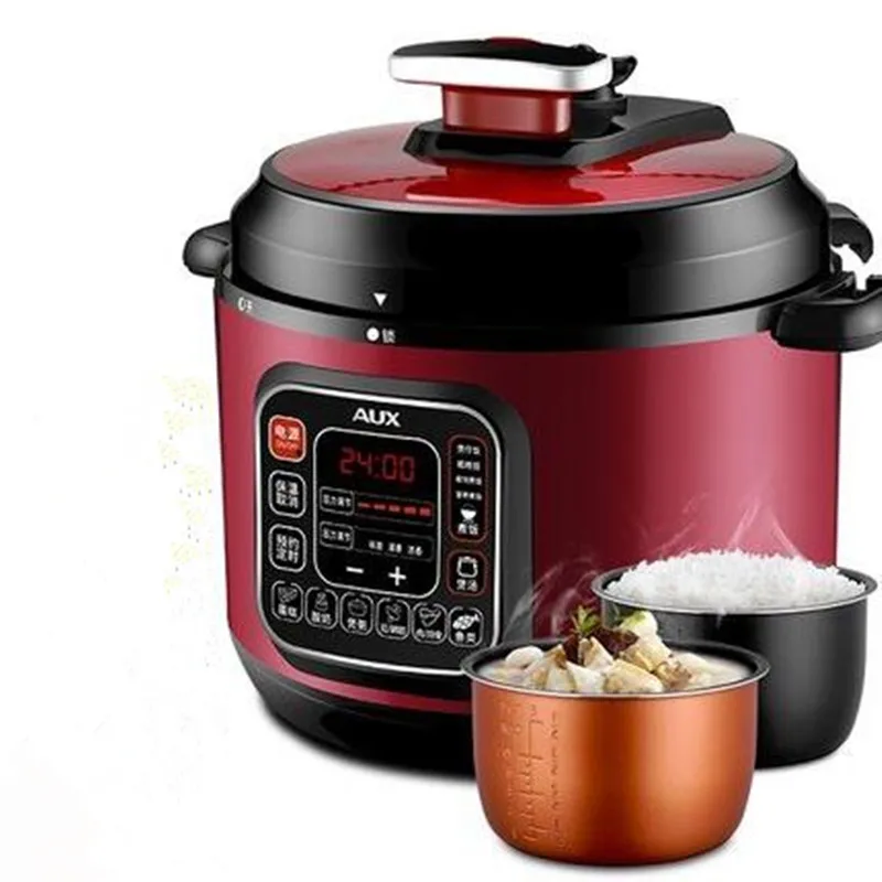 220V AUX Multifunctional Electric Pressure Rice Cooker 6L Non-stick One Key To Relieve Pressure Function Intelligent Cooker цена 220V AUX Multifunctional Electric Pressure Rice Cooker 6L Non-stick One Key To Relieve Pressure Function Intelligent Cooker цены онлайн