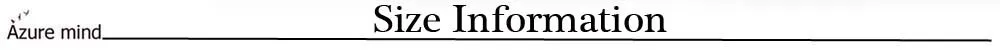 size information