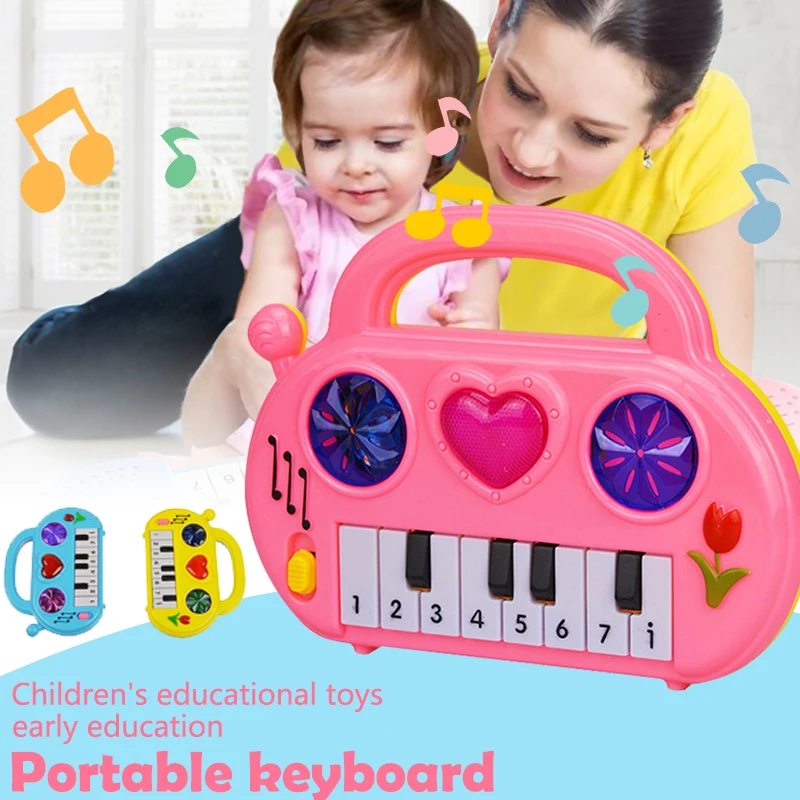 2018 Прямая доставка Клавиатура игрушка Beatuiful начало способность Детский Электрический орган Многоцветный Творческий Рождество
