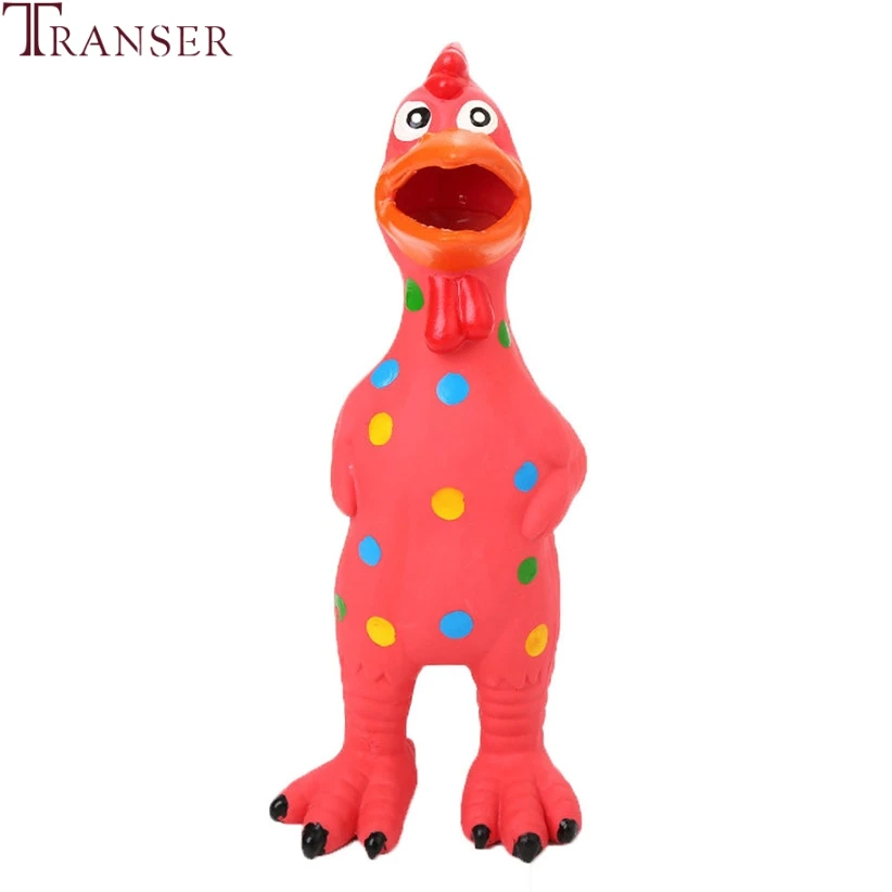 Newly Pet Dog Toy Latex Chicken Squeaky Sound Molar Teeth Clean