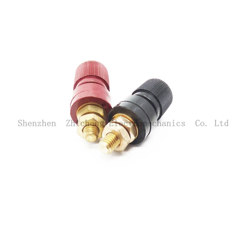 

200A Binding Post M6 Copper Screw Thread Electrical Insulation 2Pcs