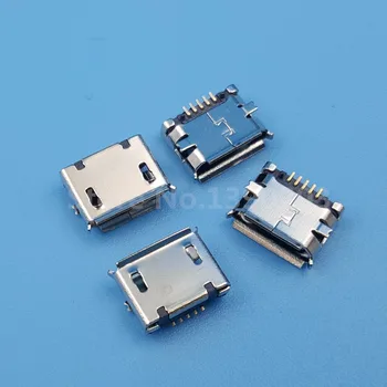 

100Pcs Micro USB Type B Female 5Pin Socket SMT PCB Mount Solder Jack Connector