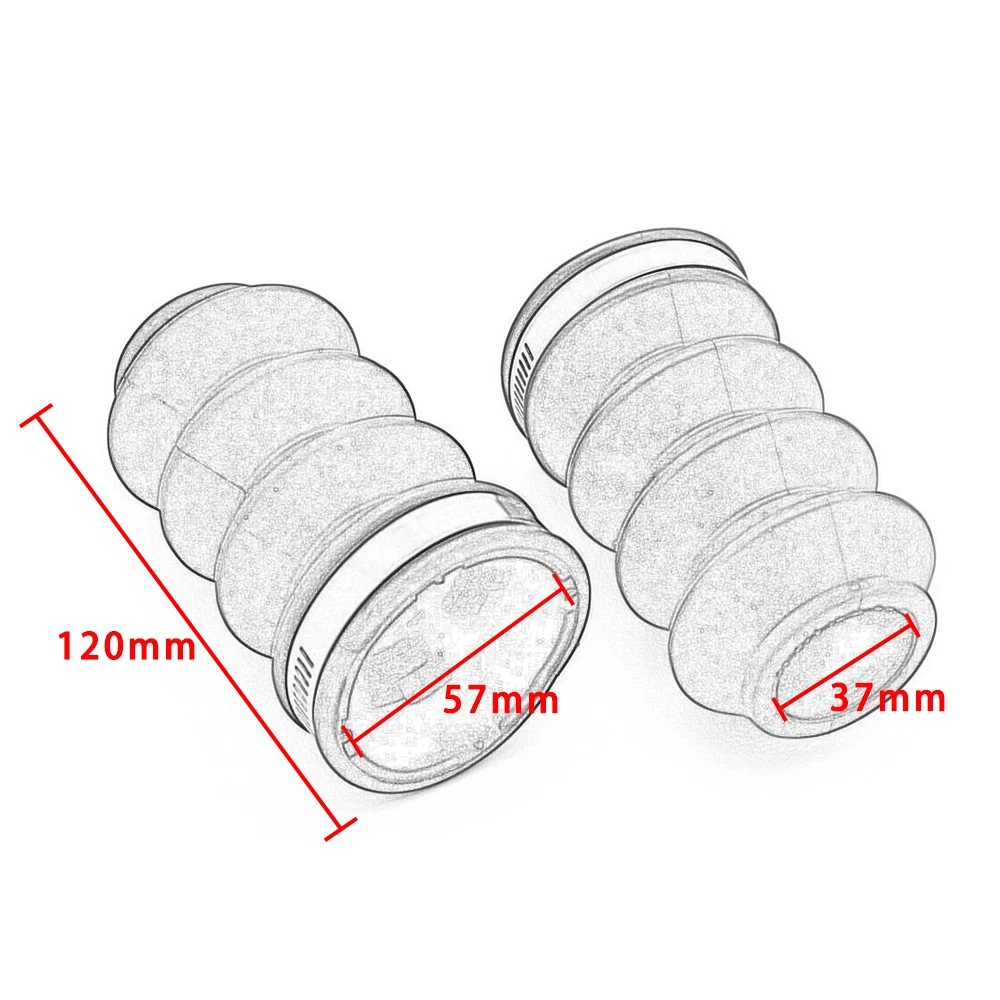 Передняя амортизирующий резиновый рукав пыленепроницаемый Резиновый рукав для Harley sporster XL883 1200N/C/L X48