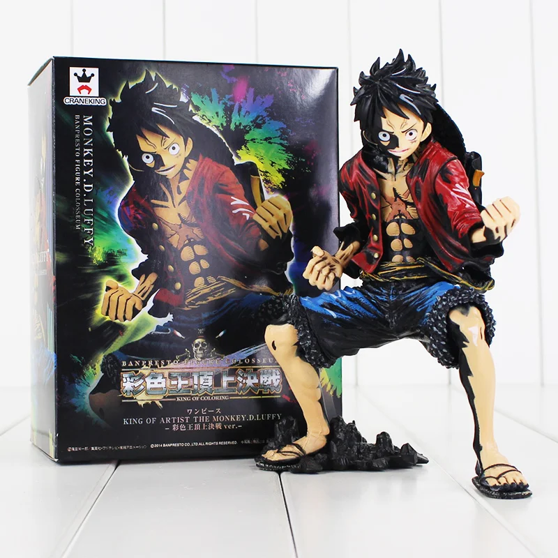

Hot ! NEW 20cm One piece black Monkey D Luffy action figure toys Christmas toy