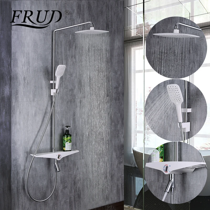 4 Frud Shower Set Hot And Cold Water Bathroom Faucet Height