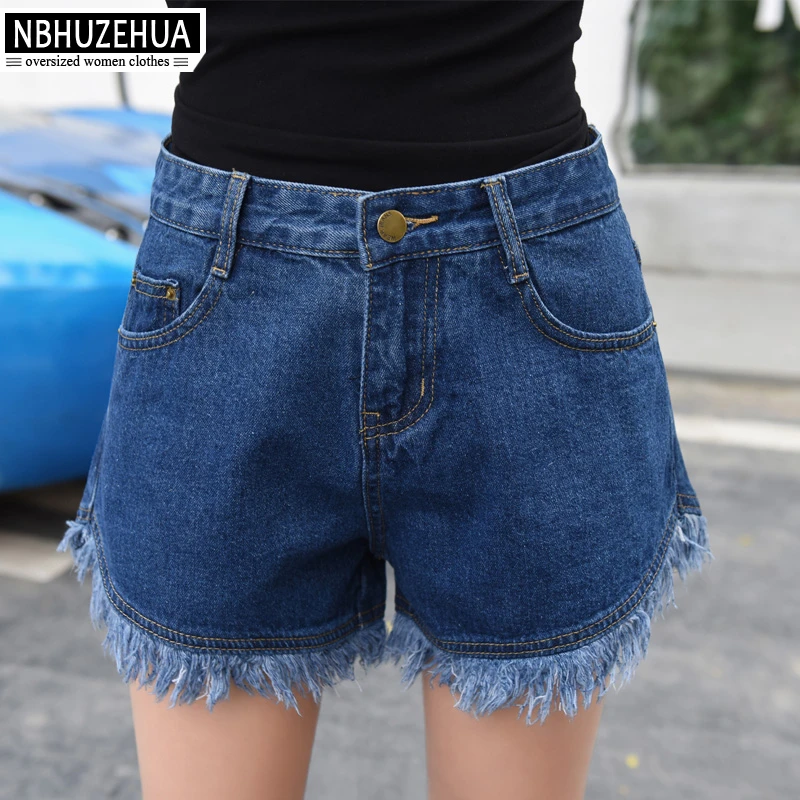 navy blue high waisted shorts