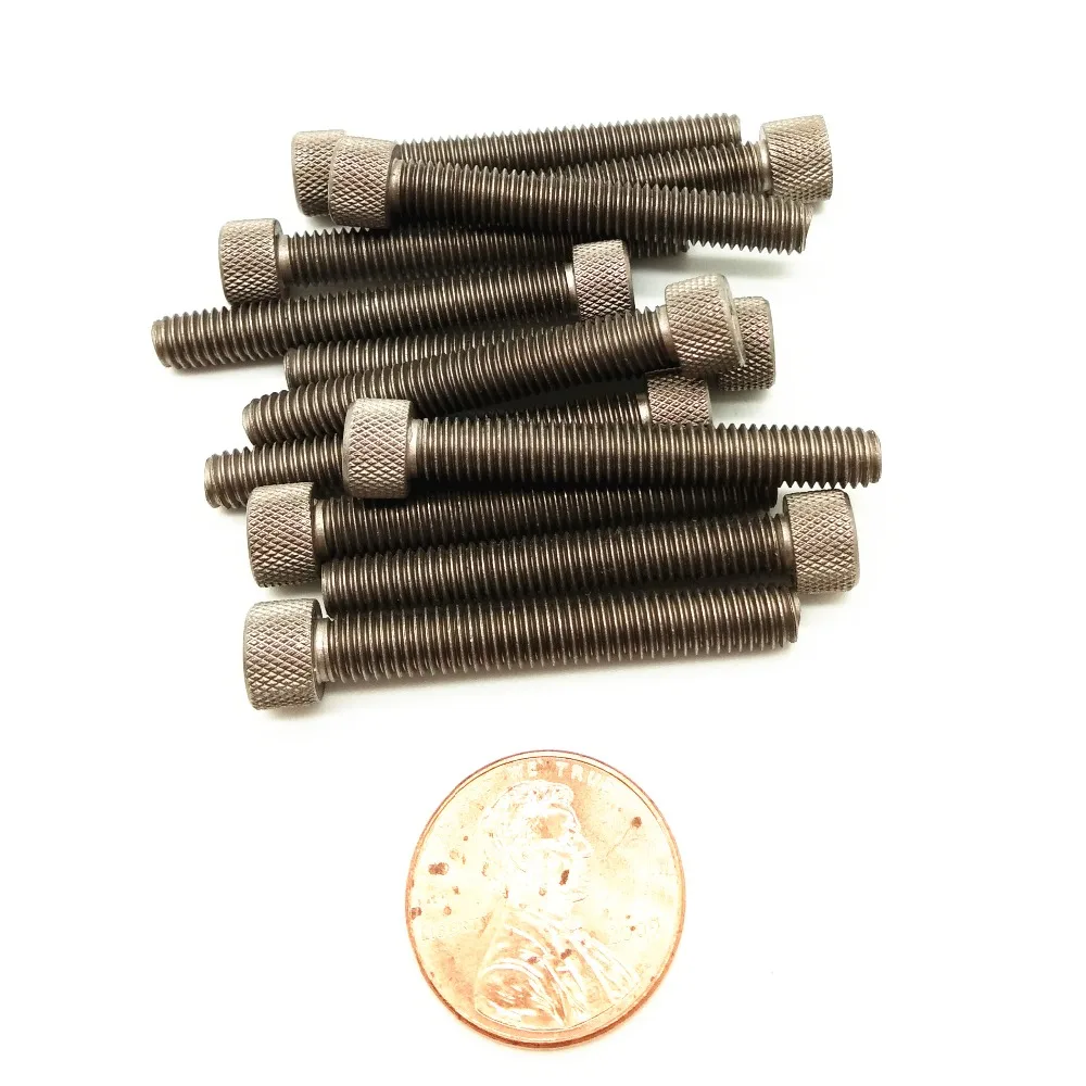 Титановый болт M5 x6 60mm Ti Болт Колонка накатанная головка оригинальный цвет не