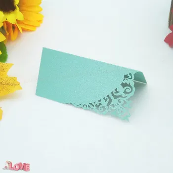 

100Pcs Hollow Carving Wedding Invitations Table Name Card Party Decoration Baby Shower Birthday Party Table Name Cards 7ZZ13