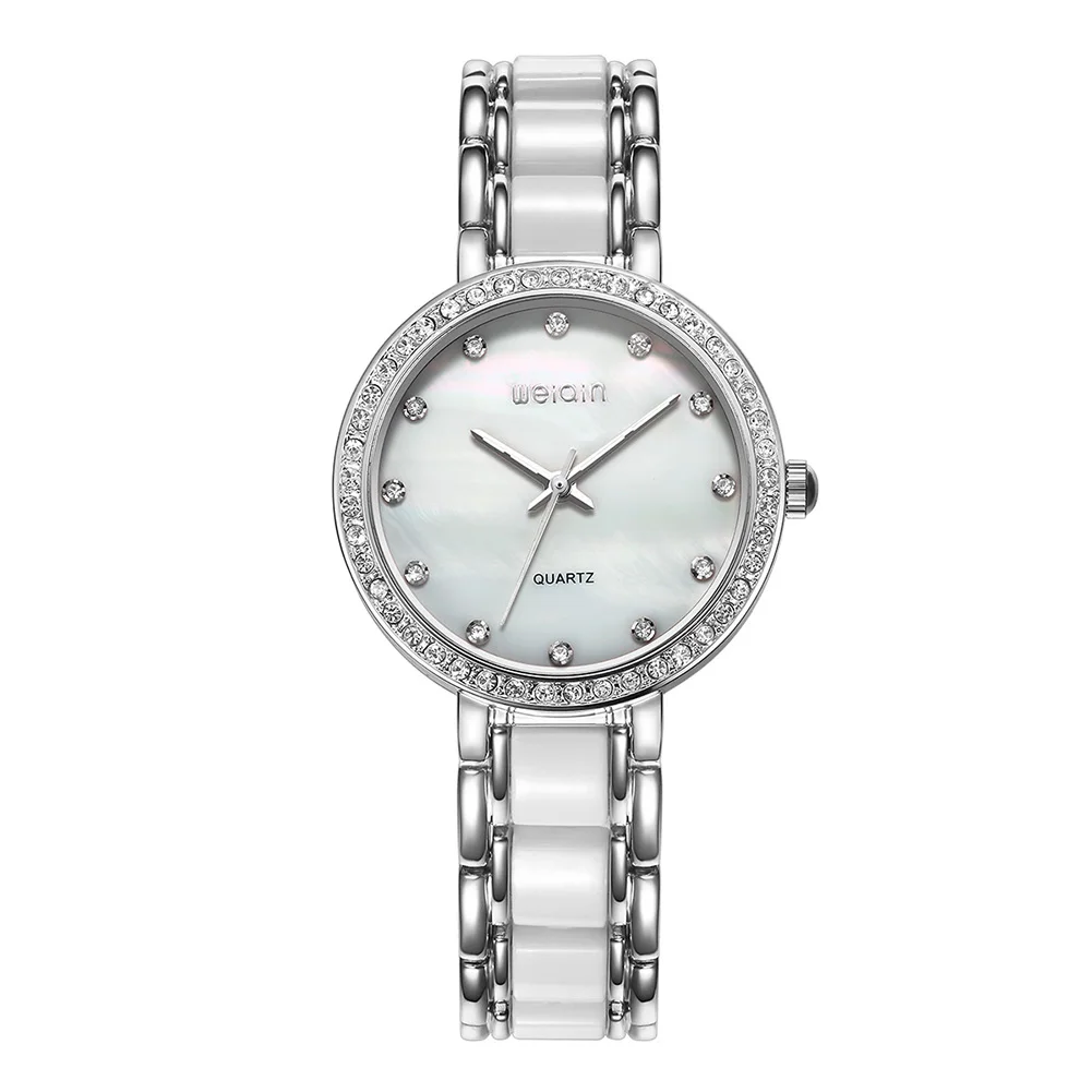 2019 новый модный роскошный с кристаллами женские часы со стразами ремешок из нержавеющей стали водонепроницаемые кварцевые женские часы