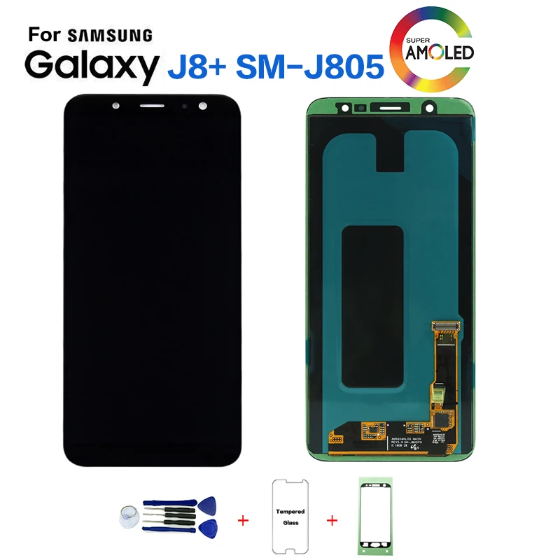 

Original For Samsung Galaxy J8+ J805 Display LCD Screen replacement for samsung J8+ SM-J805F J805FN J805G lcd display module