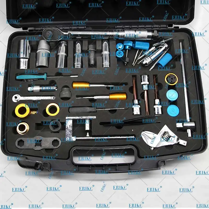 US $219.99 ERIKC Common Rail Diesel Injector Repair And Disassemble Equipment Tool Set For Removing And Installing Fuel Injectors