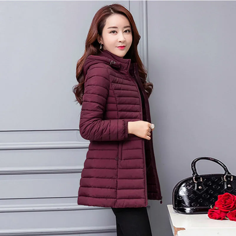 Winter Jacket Women 2018 Winter And Autumn Wear High Quality Parkas Winter Jackets Outwear Women Long Coats Plus Size