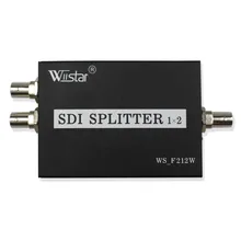 Wiistar SDI Splitter SDI 1 In 2 Out SDI Splitter 1x2 Full HD 1080P Support SD HD 3G-SDI Free Shipping