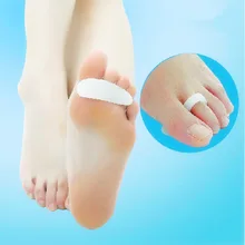 2pcs Silicon Gel Toe Straightener Crests Support Props Beauty Maquiagem Crooked & Hammer Toes Beauty Maquillaje Health Care