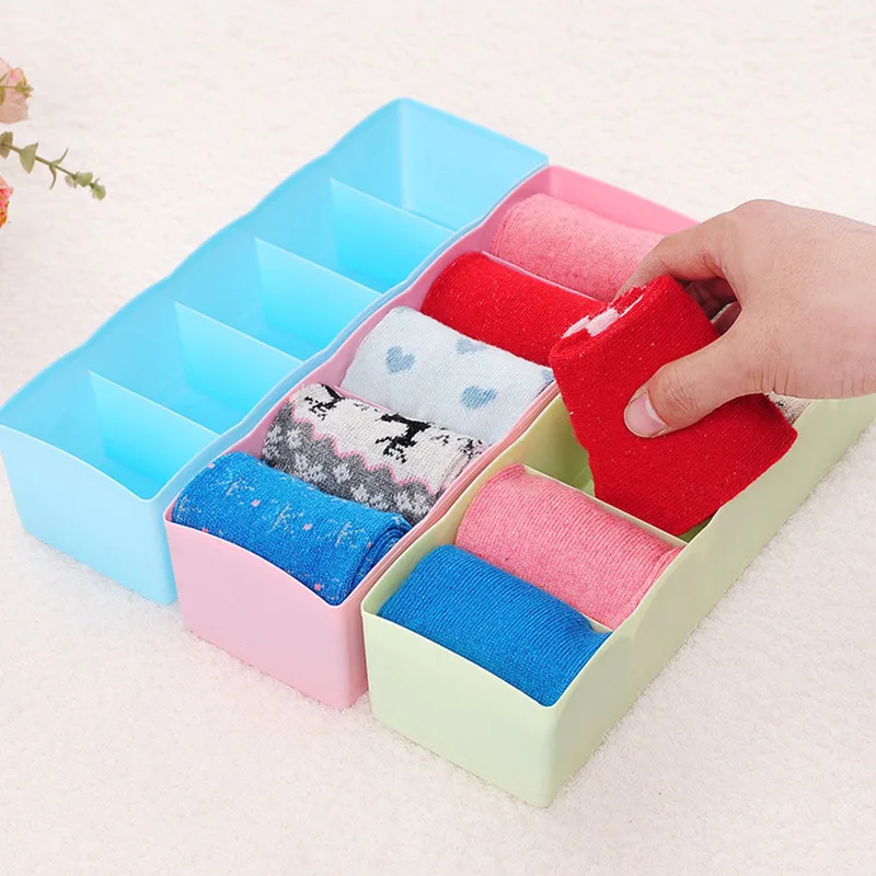 

2019 New Organizer Storage Box Tie Bra Socks and Stockings Drawer Cosmetics Divider Separation of Internal TissuesHot Sale