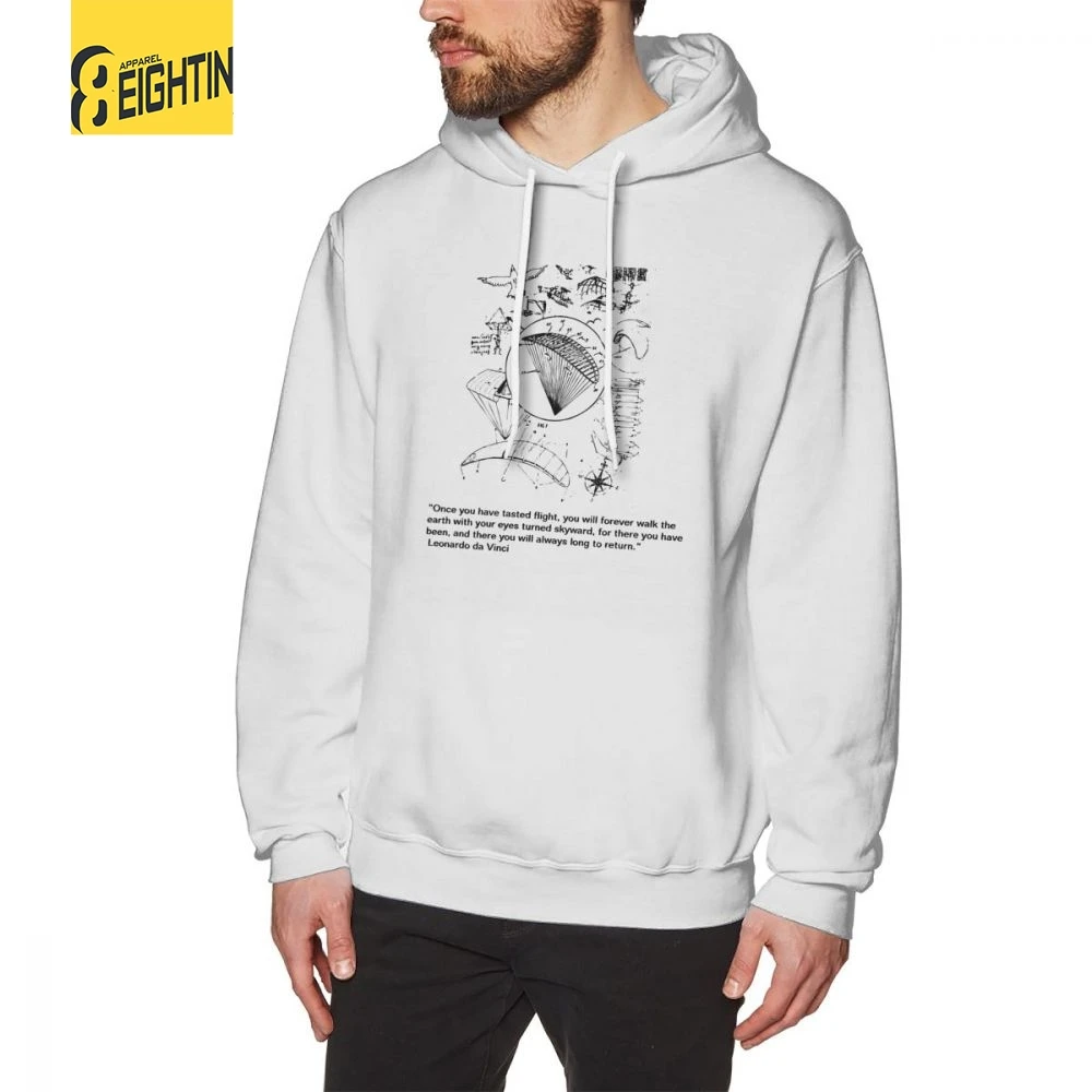

Man Paragliding Hoodies Classic Fit Purified Cotton Sweatshirt Cool Hoodie Shirt