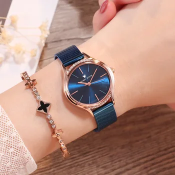 

womens watch Disney brand Mickey mouse ladies watch quartz stainless steel waterproof woman wristwatch