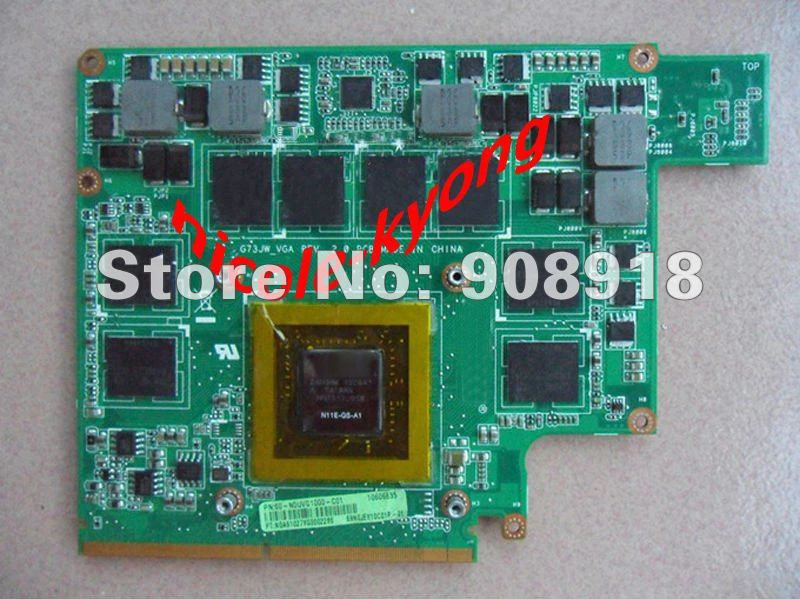 ASUS GTX460M top