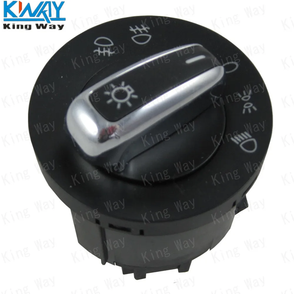 FREE SHIPPING King Way Chrome Euro Auto Headlight Switch Control For VW