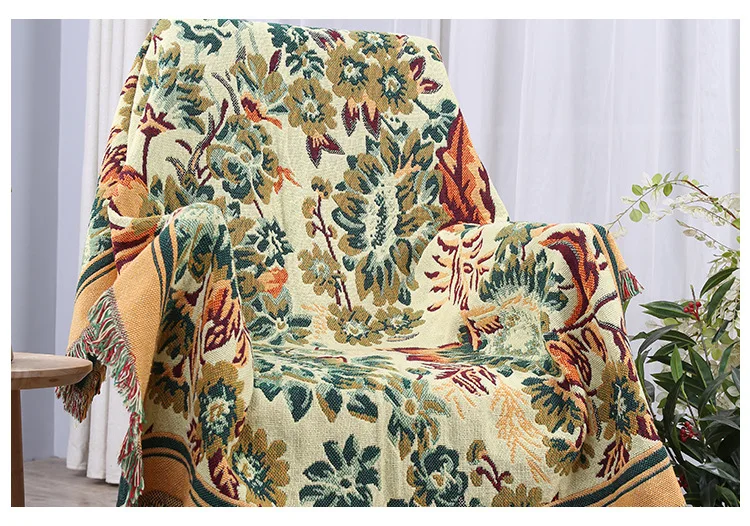 Богемный диван пледы одеяло Boho вязать стул чехлы для диванов полотенца хризантемы ковры хлопок путешествия покрывало-плед постельные принадлежности гобелен
