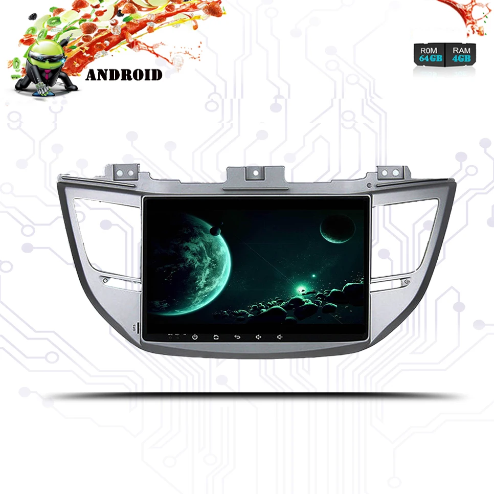 Для Hyundai Tucson IX35 2016 Автомобильный gps navi лента из ПК медиарекордер мультимедиа 4g lte