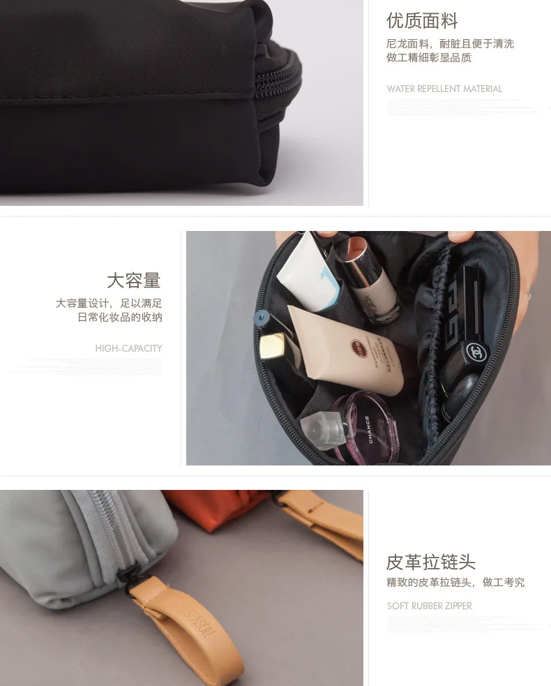 Portable Women Cosmetic Makeup Bag Cases Travel Small Storage Brush Organizer Toiletry Bag Professional Necessaries Beauty Pouch (7)