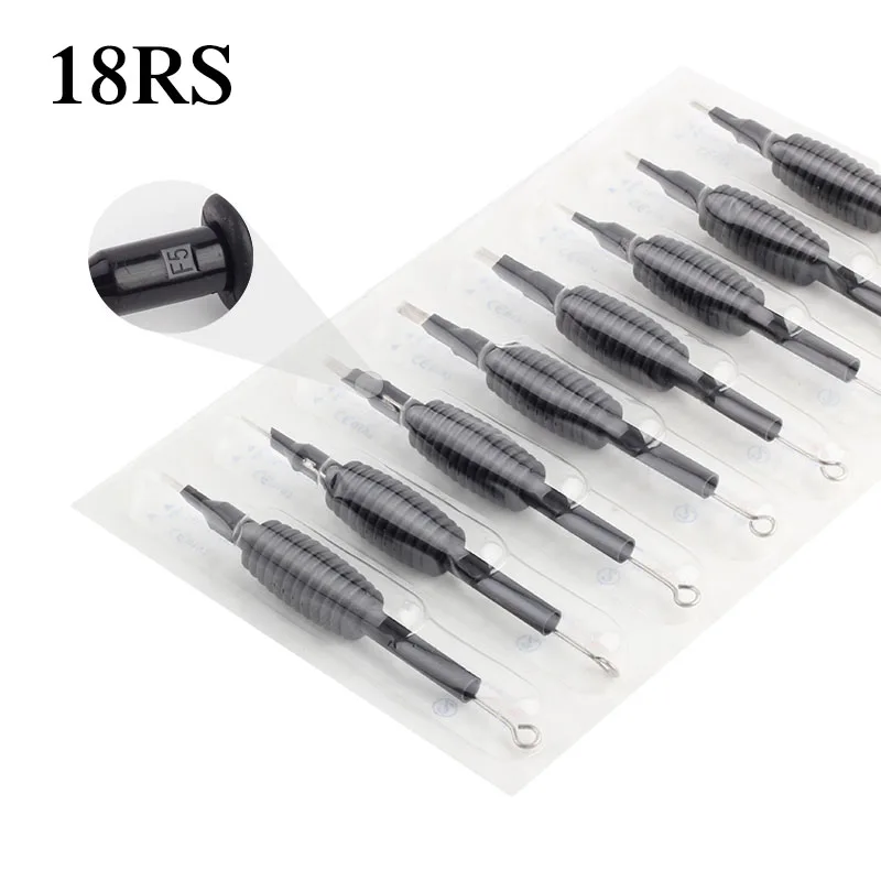

YILONG 20 x Disposable Tattoo Grips Tube with Needles Assorted 18RS Size 3/4" (19mm) For Tattoo Gun Needles Ink Cups Grip Kits