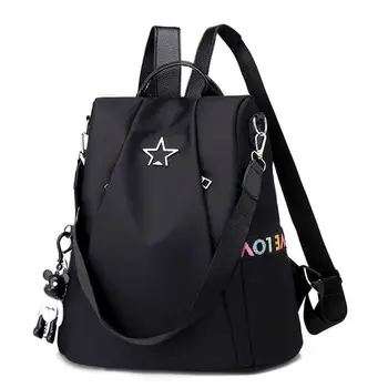 

New WoMan Backpack Purse Waterproof Nylon Anti-theft Rucksack Lightweight School Shoulder Bag