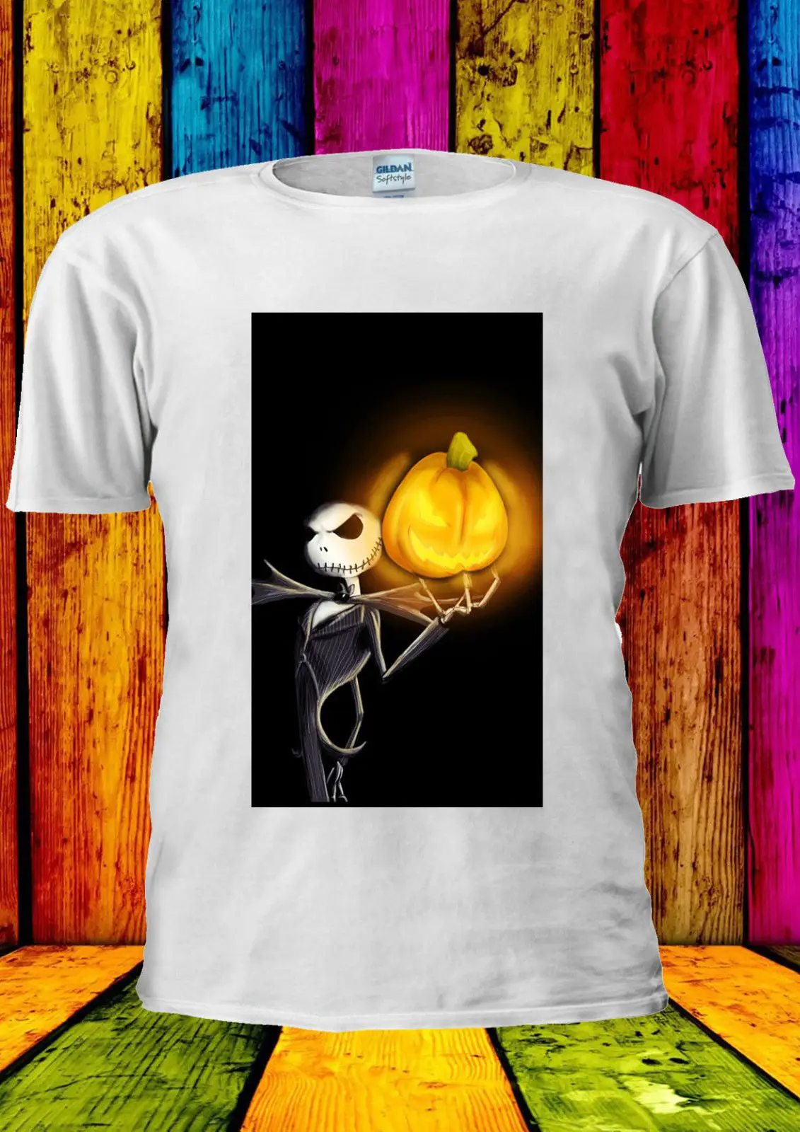 

Nightmare Before Christmas Jack Fear T-shirt Vest new Top Men Unisex unny t shirts graphic tees men Brand mens clothing