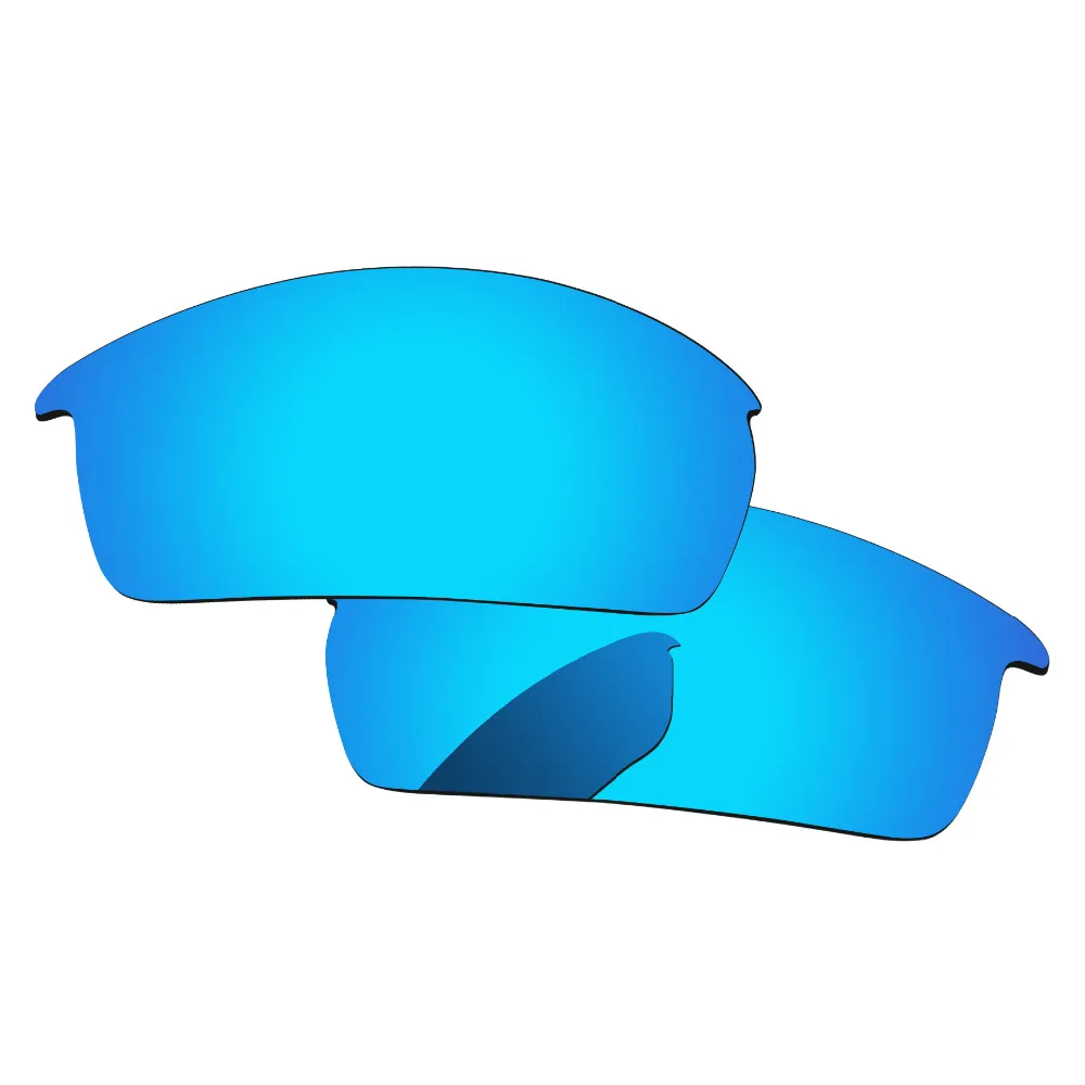 Papaviva Ice Blue зеркальные поляризованные Сменные линзы для колпак Солнцезащитные очки Рамка UVA и UVB Защита