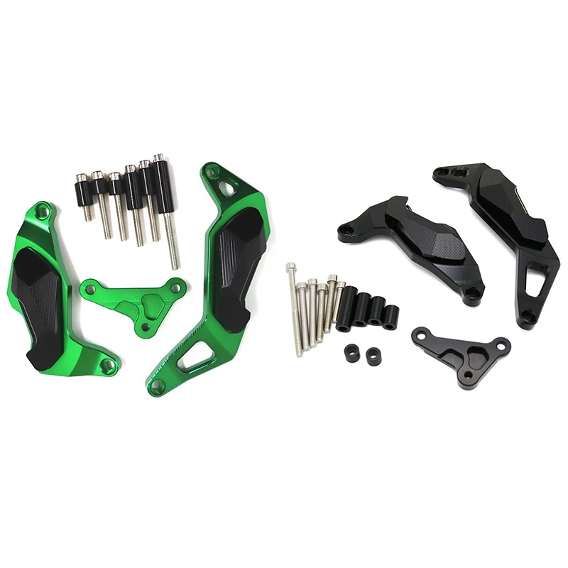 Защита двигателя мотоцикла набор защитный для Kawasaki Ninja400- боковая крышка Краш Pad слайдер защита от падения мотоцикла