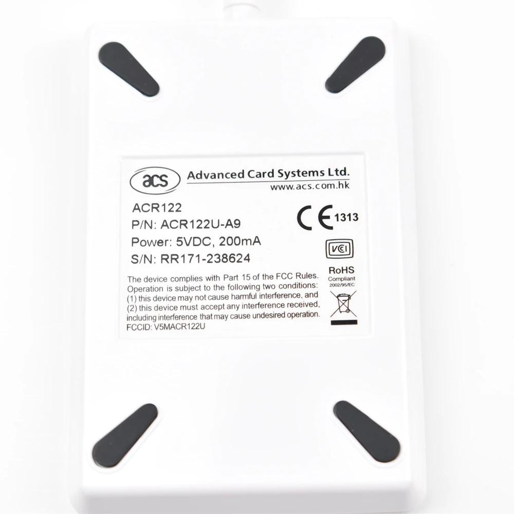 USB ACR122U-A9 NFC Reader Writer duplicator RFID Smart Card + 5pcs UID changeable Cards + 5pcs UID keyfob +1 SDK CD
