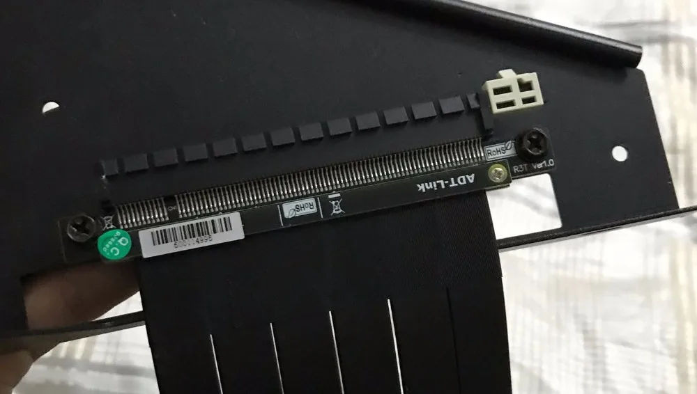 Кабель для видеокарты Riser PCI Express E 16x на PCIE 3 0x16 кабель 20 см 100 GTX1080TI firepro w7100 quadro K1200