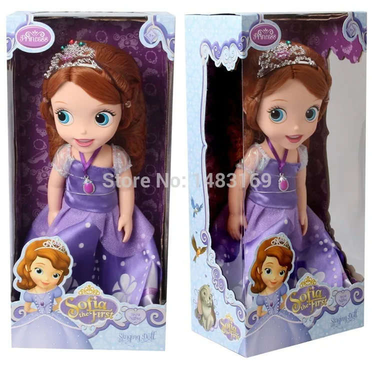 Chaude maintenant mode édition originale Sofia la première princesse poupée vinyle jouet boneca accessoires poupée pour enfants meilleur cadeau