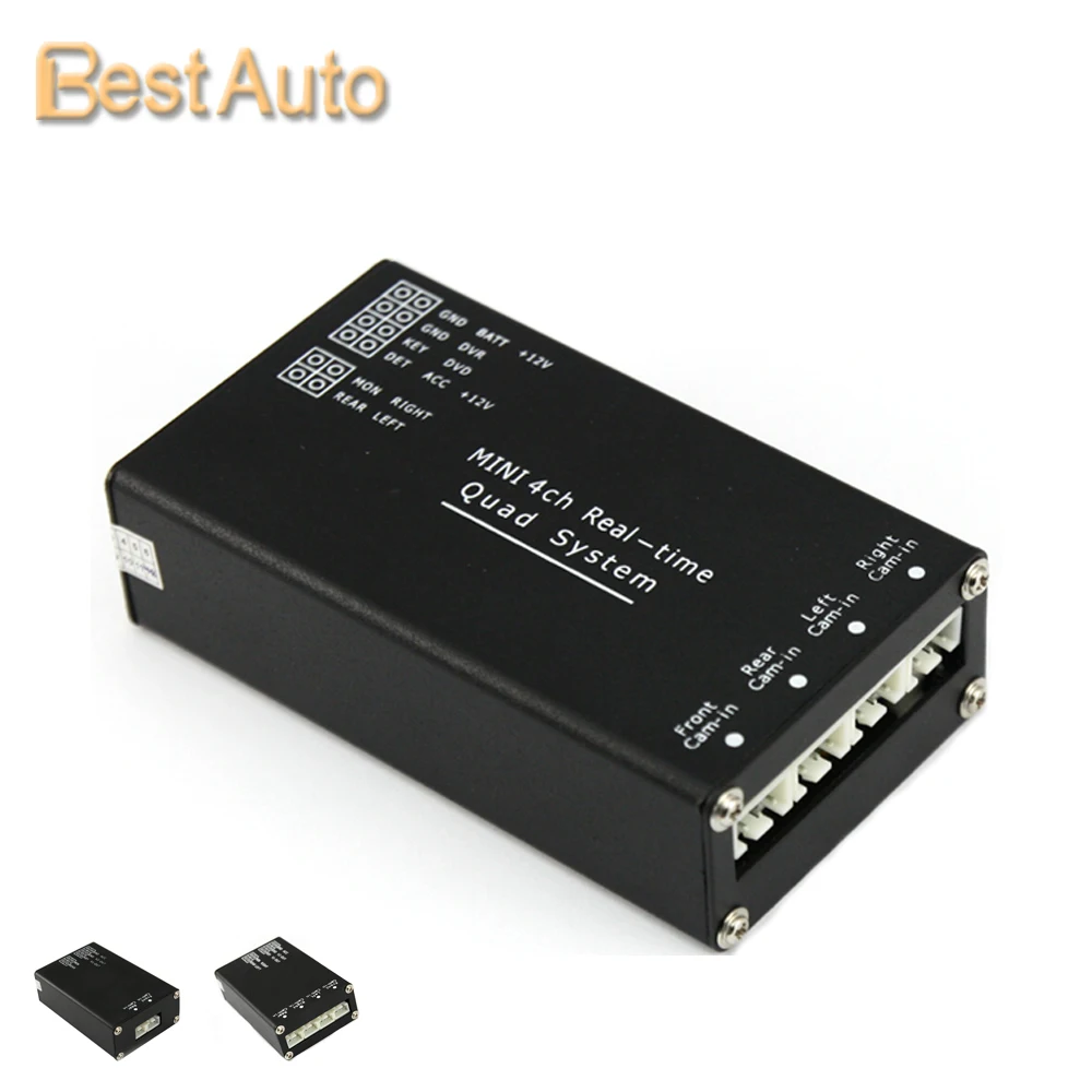 

Free Shipping 2 Cameras Control System for Front and Rear View Parking Camera Video Control with Button Switch Image Switch Box