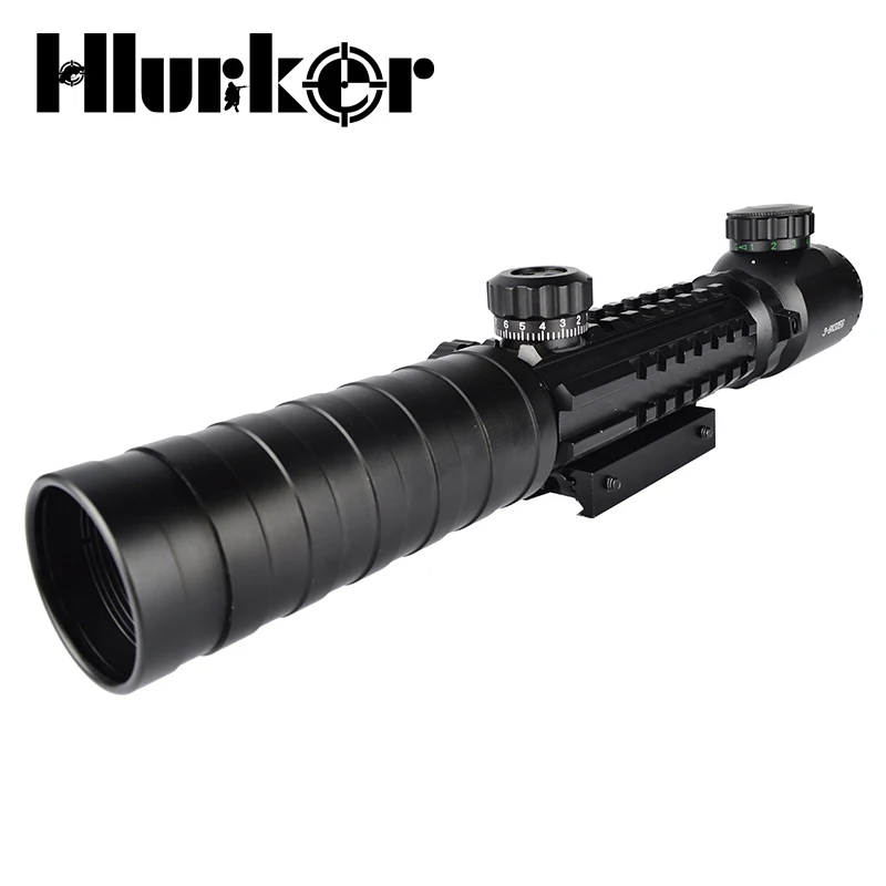 HLURKER 3-9x32 EG тактический прицел красный/зеленый точка с подсветкой снайперские Монокулярные прицелы 11 мм/20 мм для пневматического пистолета охоты