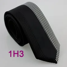 YIBEI coahella галстуки черные с черной и серебряной каймой в полоску галстук тонкий обтягивающий галстук 7 см бизнес галстук рубашка ручной работы Галстуки