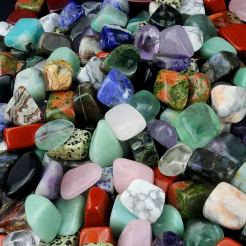 Обрушившие камни 228 г Смешанные драгоценные камни камень и минералы кристалл и натуральный камень для чакры Исцеление fengshui decortion - Цвет: mix tumbled stone