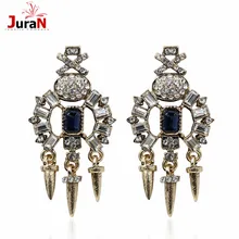 JURAN Новое поступление хорошее качество модные серьги Оригинальные Кристальные запонка заклепка серьги E3210