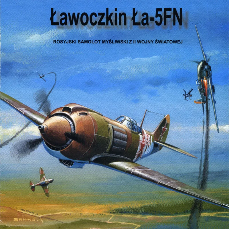 

Lawoczkin La-5 FN Fighter Aircraft Paper Model Pepercraft Funs Gifts