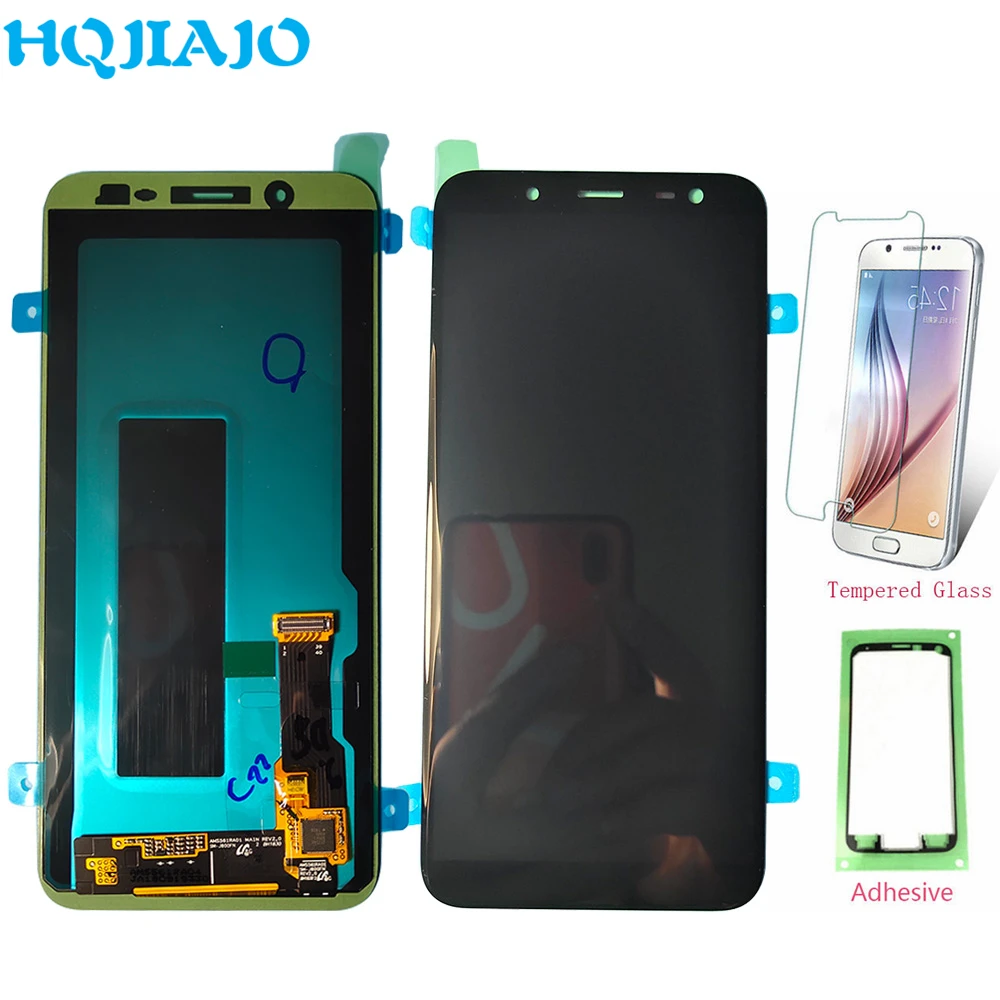 Супер Amoled ЖК-экран для samsung A600 ЖК-дисплей сенсорный экран дигитайзер для samsung Galaxy A6 A600 A600F A600FN сборка