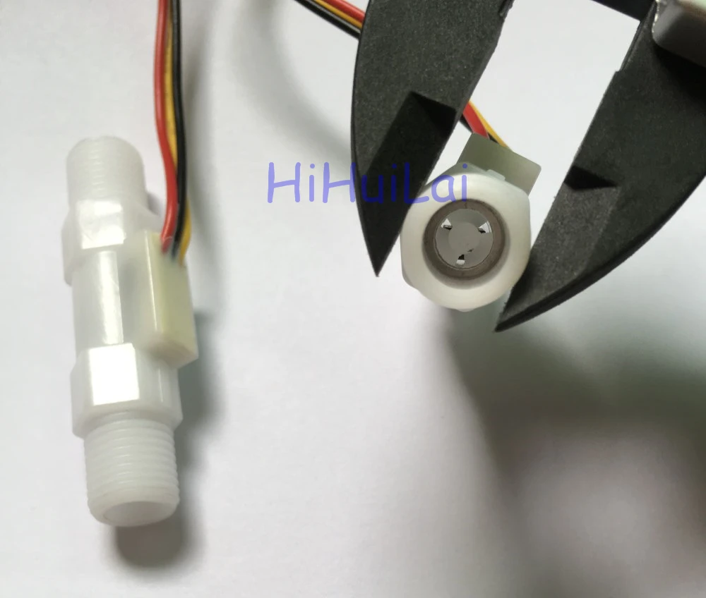 Plastic flow meter sensor turbine rotor (7)