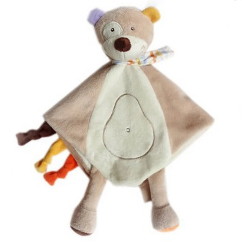 Успокаивающая кукла-полотенце детская ручная кукла для новорожденных плюшевая игрушка для малышей может спить с входом