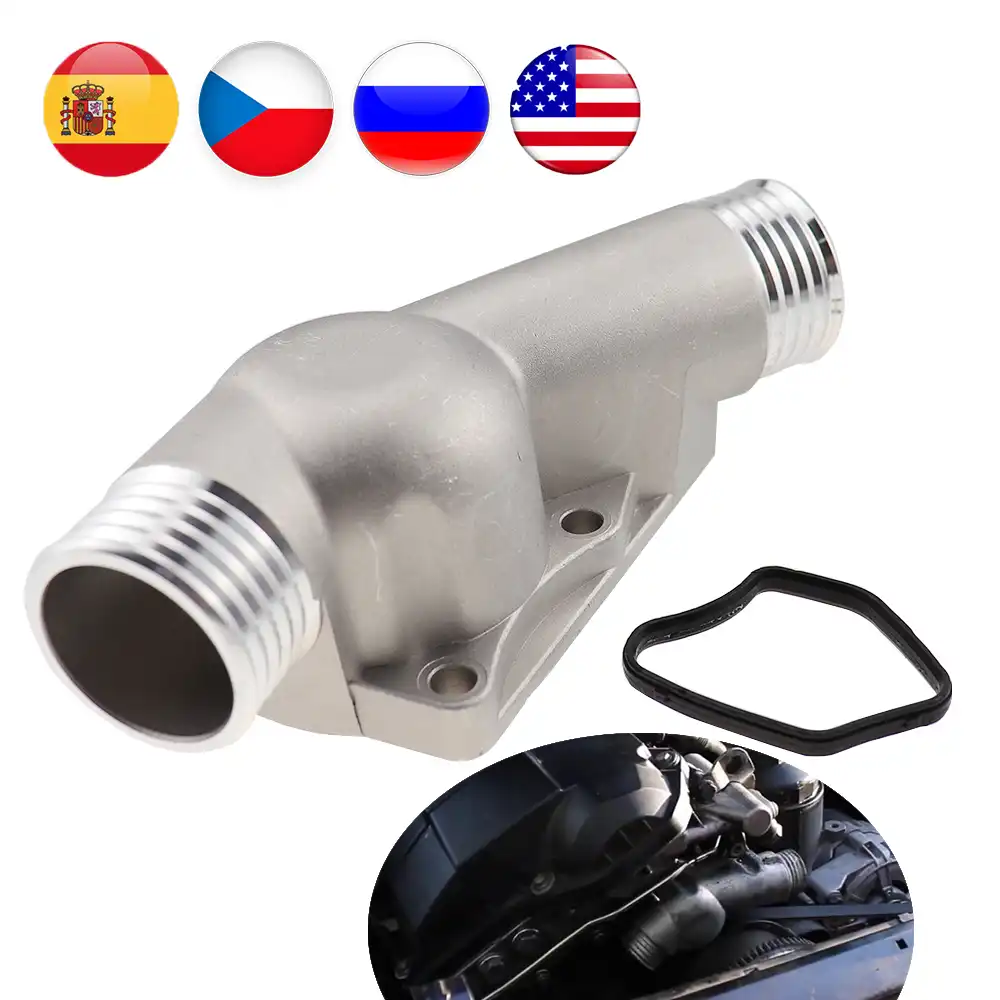 Aluminum Engine Cooling Thermostat Housing Cover /Water Outlet For