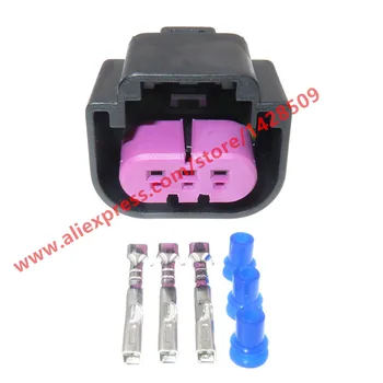 

5 Sets 3 Pin Auto Crankshaft Position Sensor Plug Waterproof Automotive Knock Sensor Harness Connector For BUICK