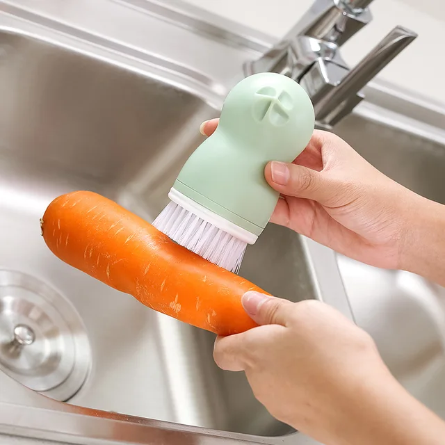 Buy Creative Vegetable Fruit Cleaning Brushes Bathroom