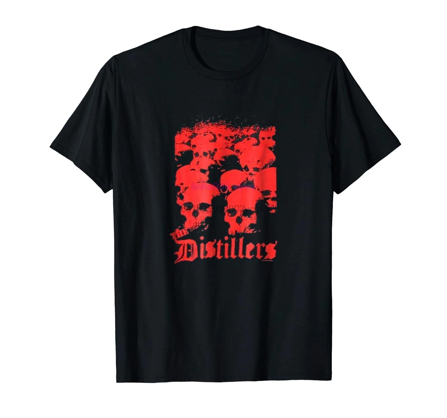 

GILDAN brand men shirt Distillers T Shirt Bloody Guitar Gifts Vintage Rock 70S