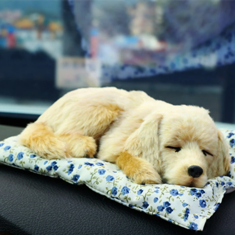 Free Shipping Cute Dog Cat Doll Car Toy Dog Emulational Dog For Car Interior Decoration Furnishing
